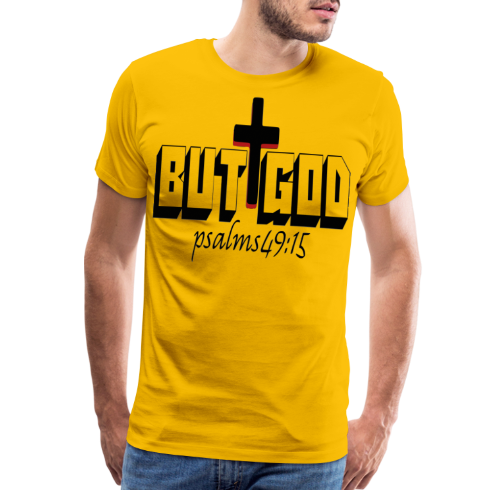 "But God" T-Shirt - sun yellow