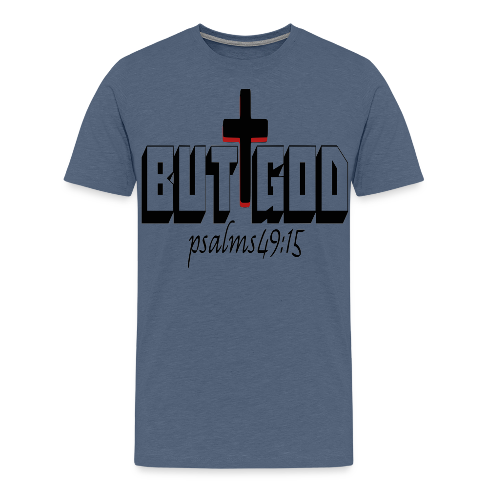 "But God" T-Shirt - heather blue