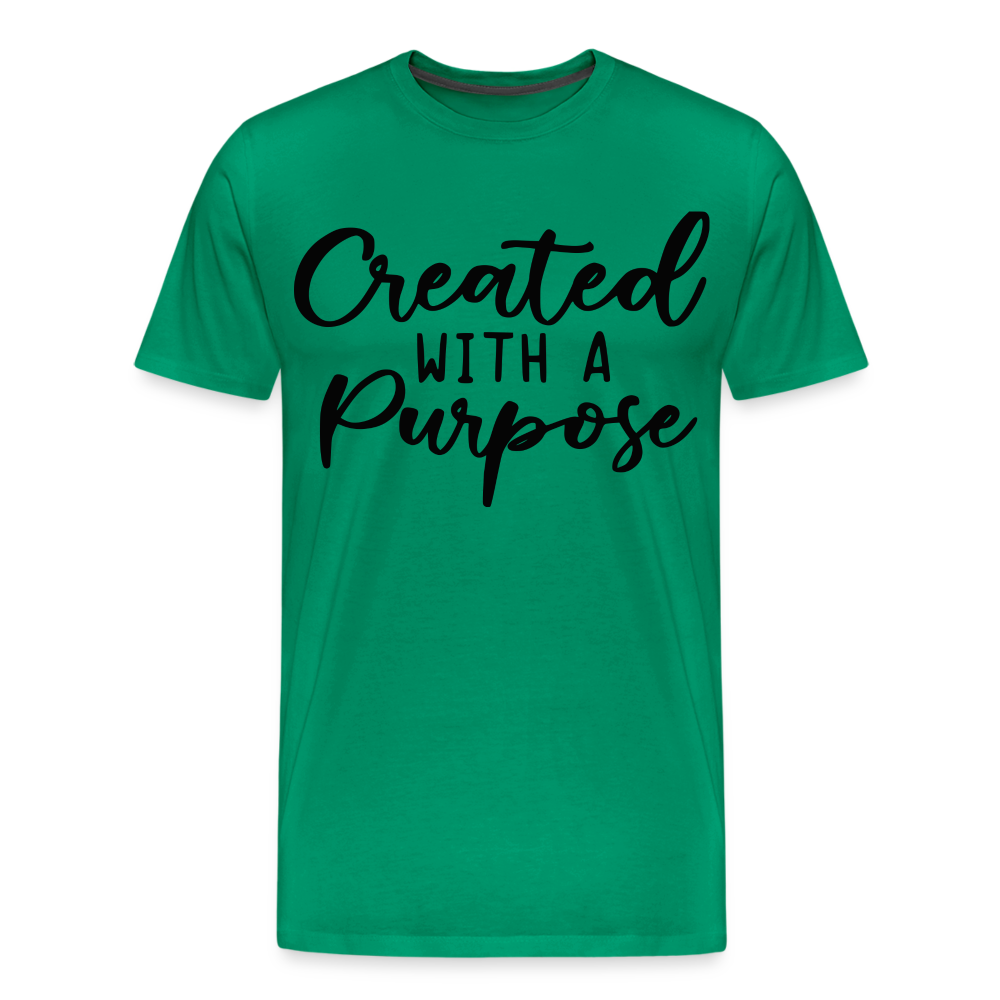 "Created With A Purpose" T-Shirt - kelly green