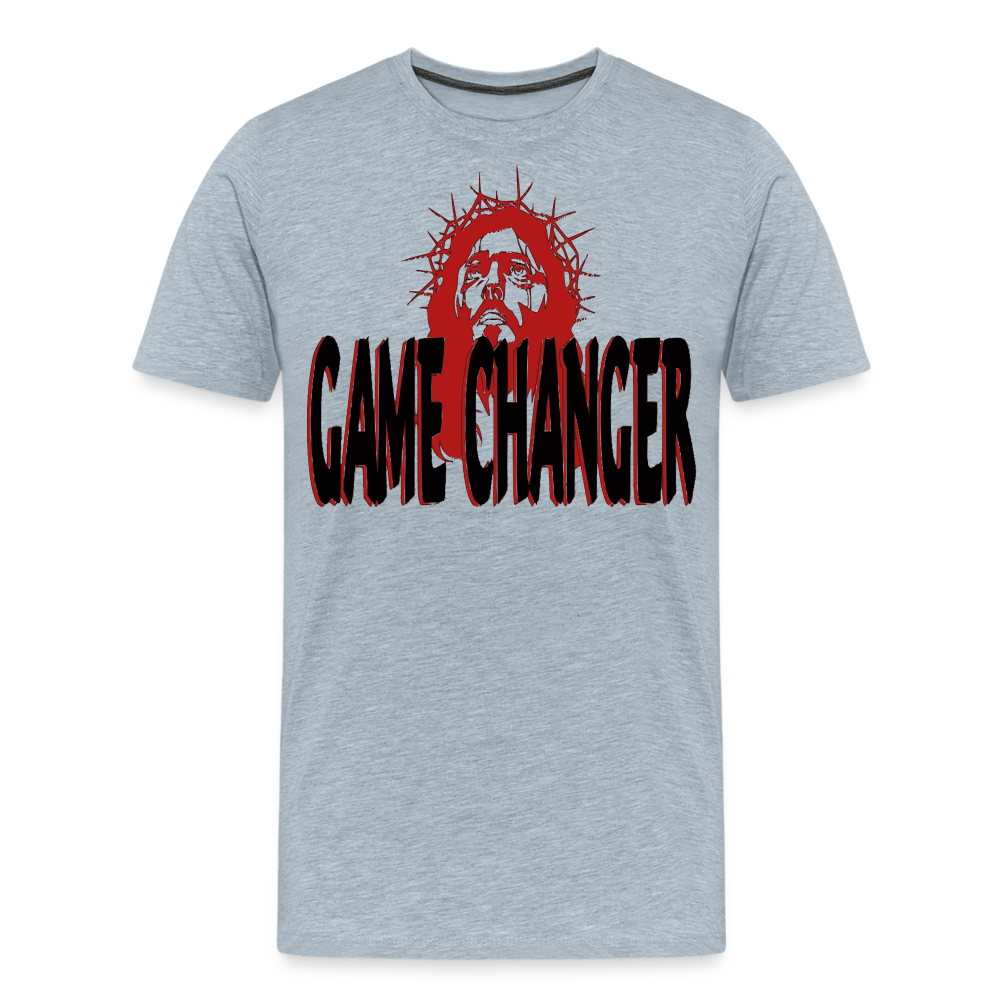 "Game Changer" T-Shirt - heather ice blue