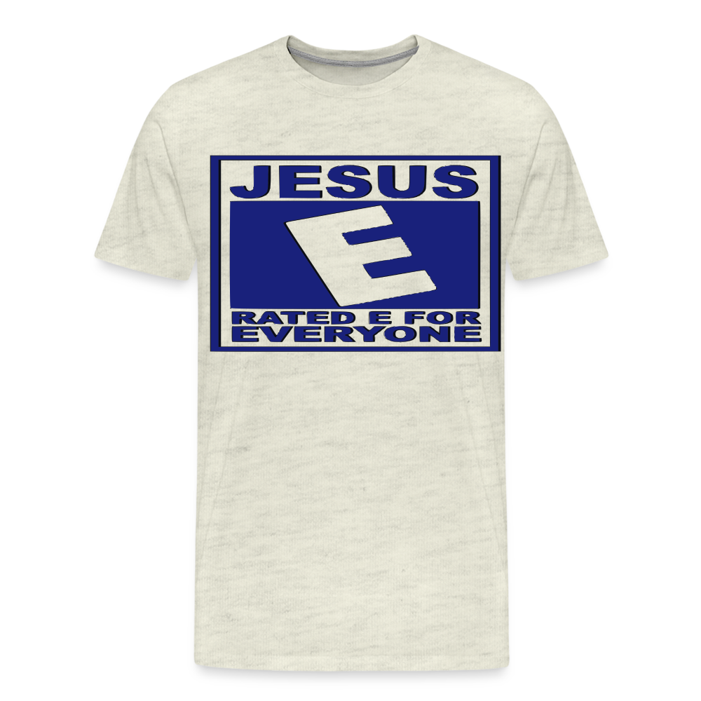 "Jesus" T-Shirt - heather oatmeal