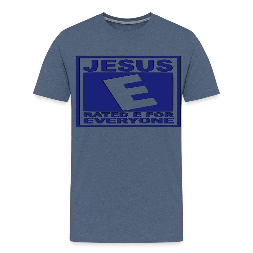 "Jesus" T-Shirt - heather blue