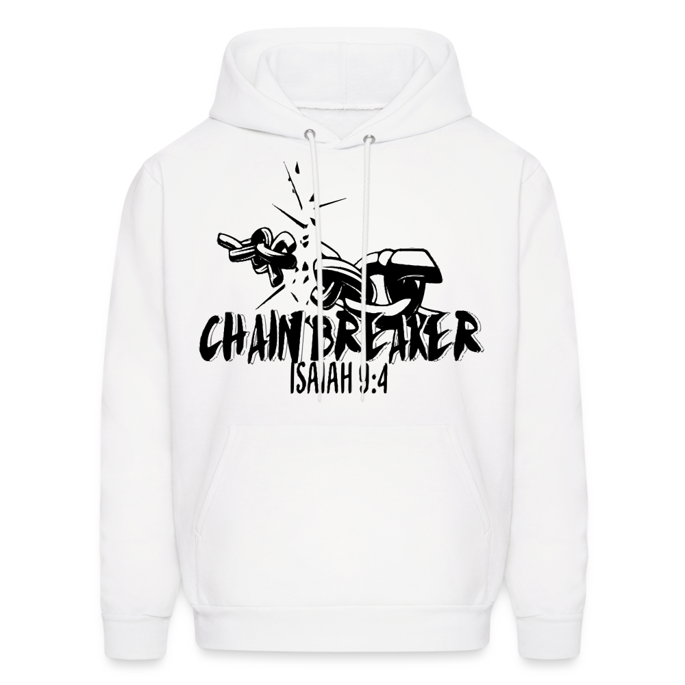 "CHAIN BREAKER" Hoodie - white