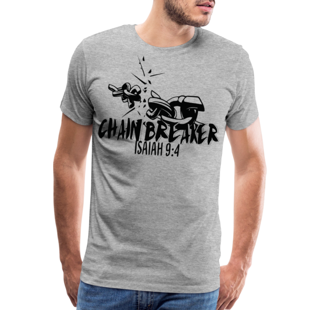 "CHAIN BREAKER" T-Shirt - heather gray