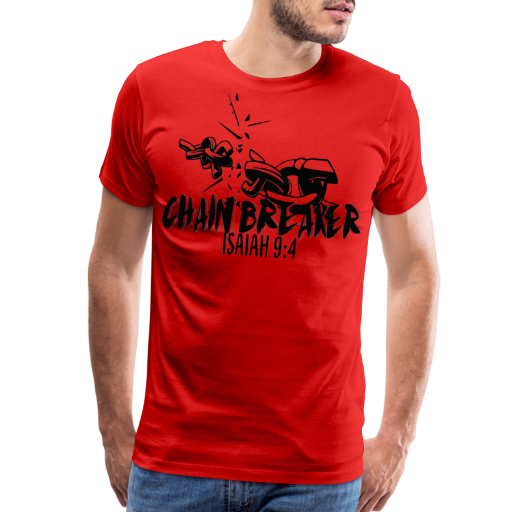 "CHAIN BREAKER" T-Shirt - red