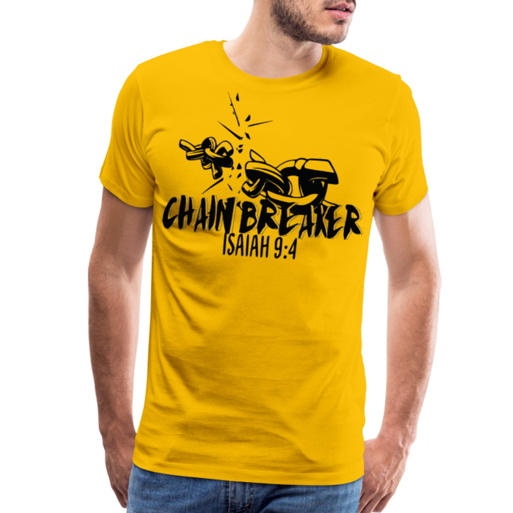 "CHAIN BREAKER" T-Shirt - sun yellow