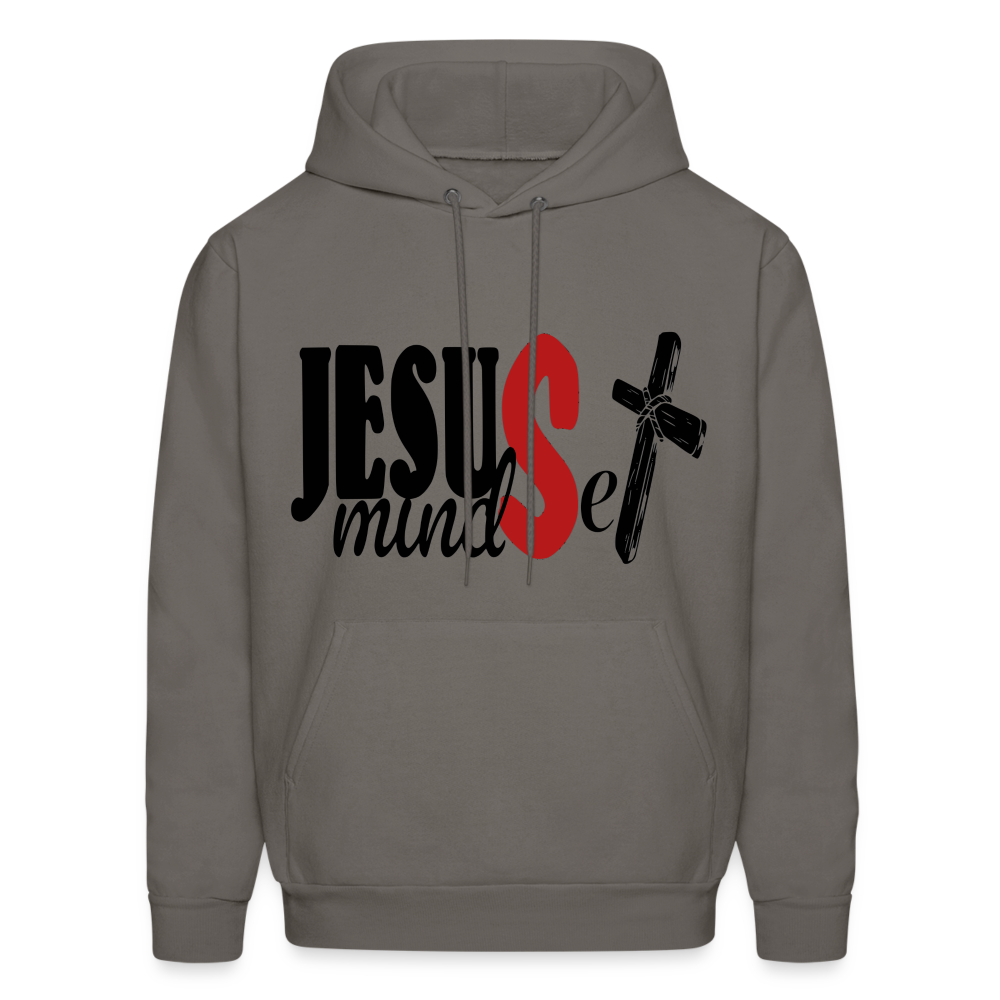 "Jesus Mindset" Hoodie - asphalt gray
