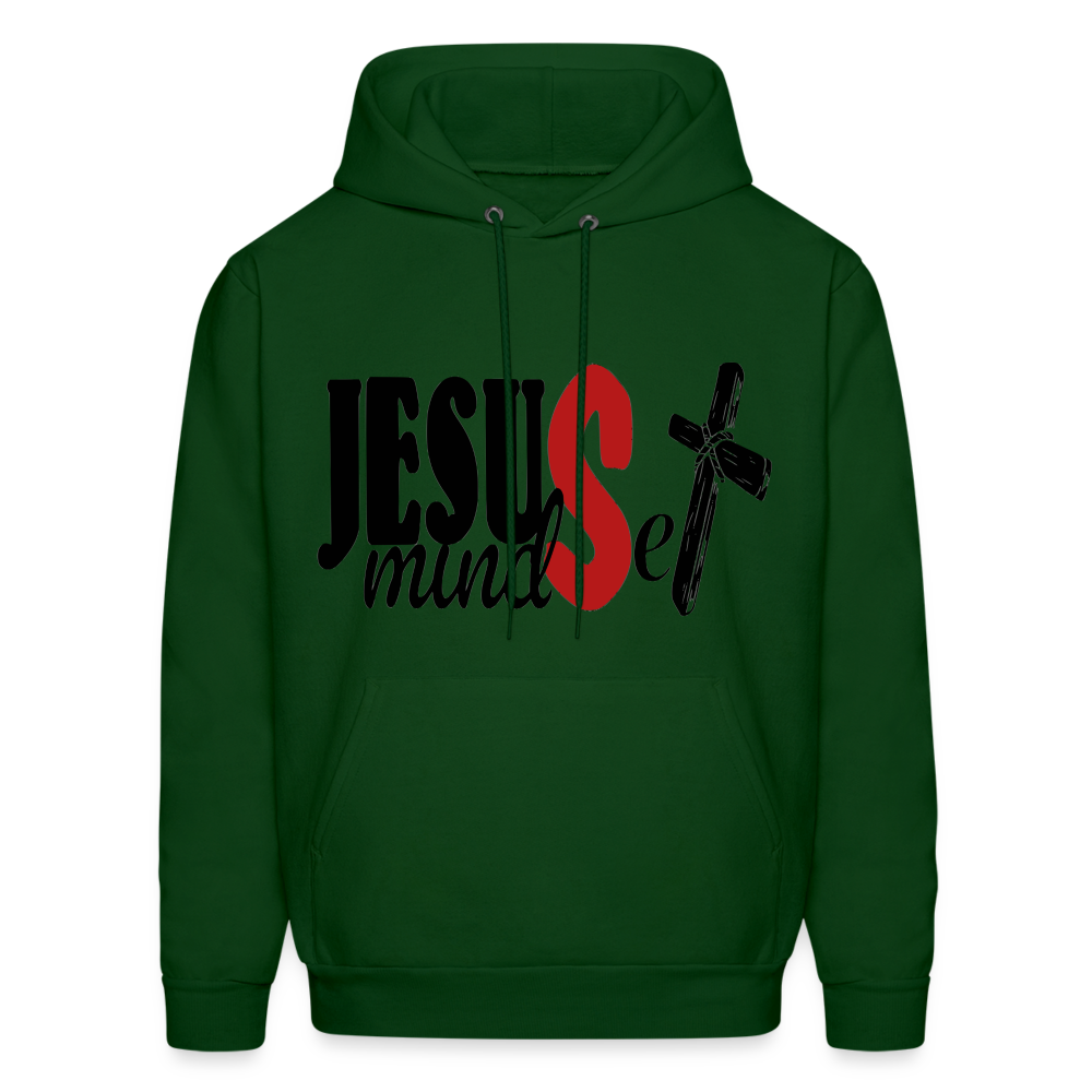 "Jesus Mindset" Hoodie - forest green