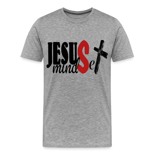 "Jesus Mindset" T-Shirt - heather gray