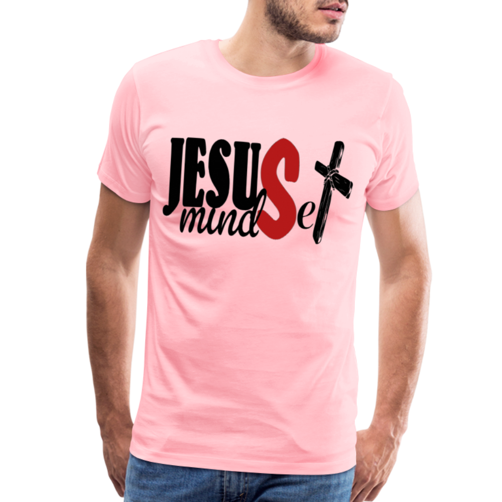 "Jesus Mindset" T-Shirt - pink