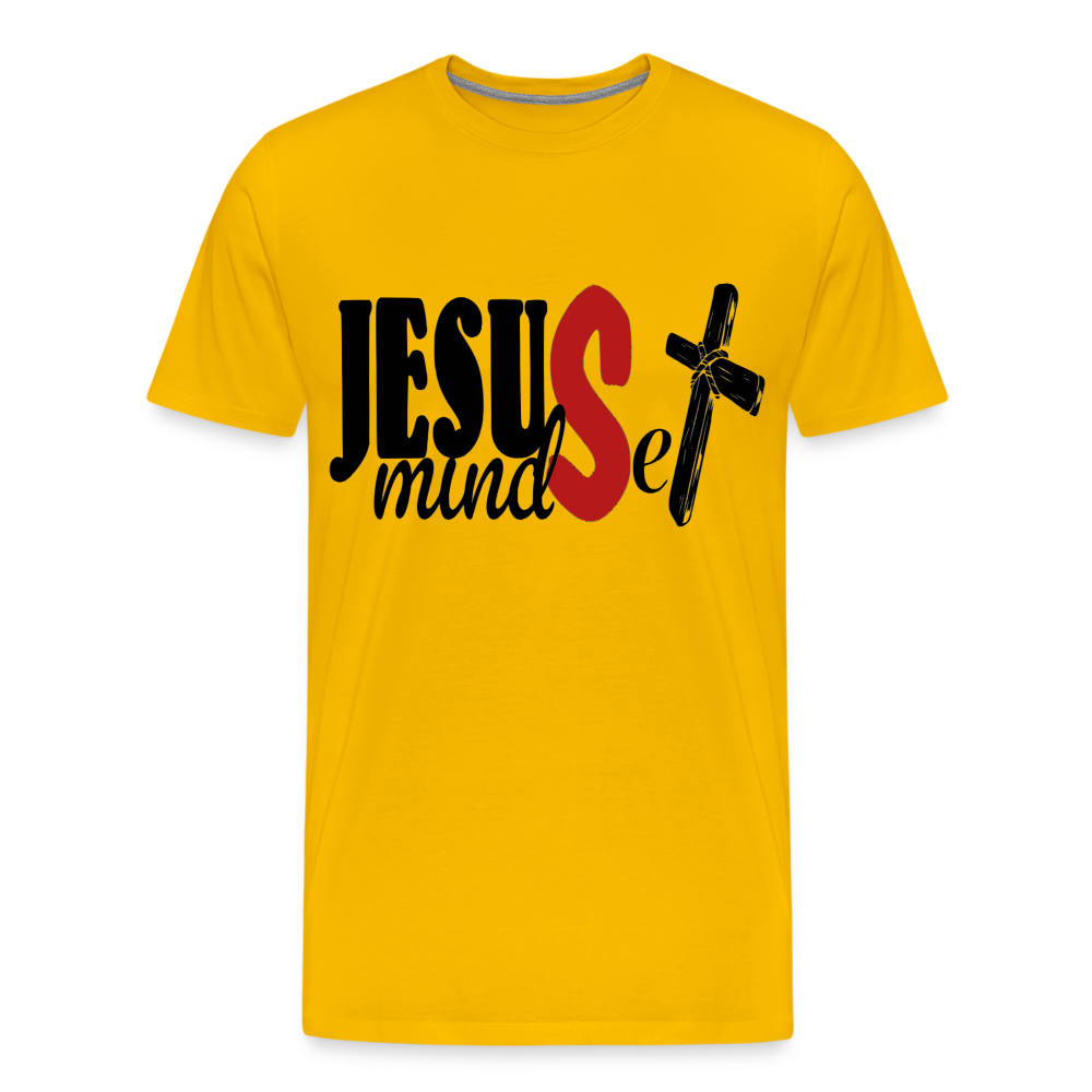 "Jesus Mindset" T-Shirt - sun yellow