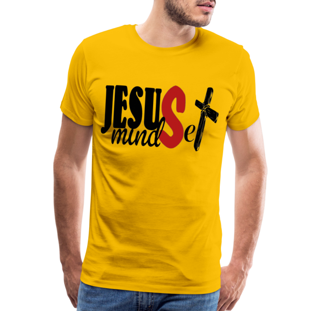 "Jesus Mindset" T-Shirt - sun yellow