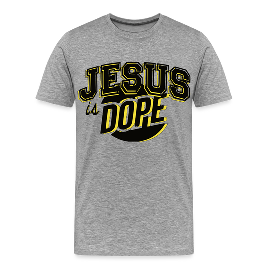 "Jesus Is Dope" T-Shirt - heather gray