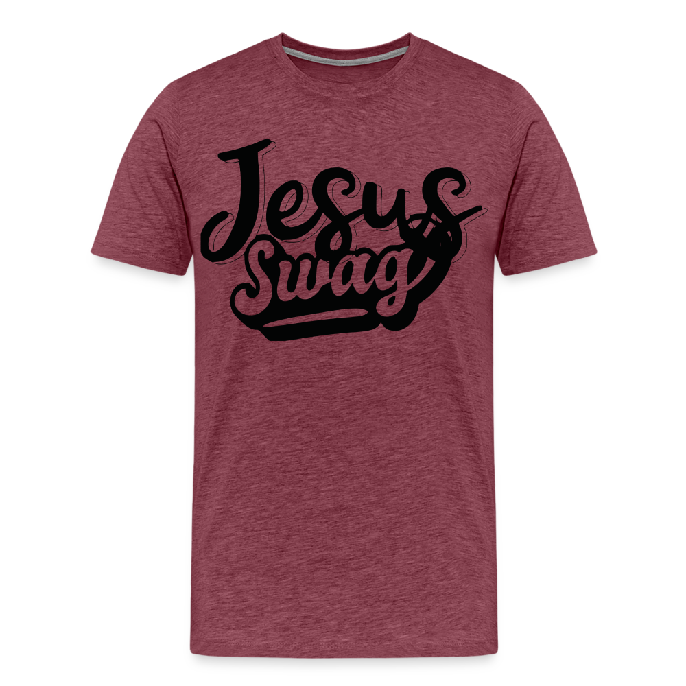 "Jesus Swag" T-Shirt - heather burgundy