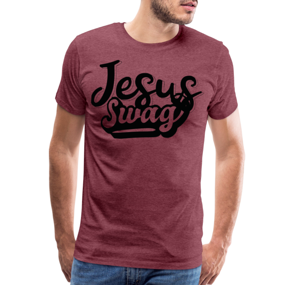 "Jesus Swag" T-Shirt - heather burgundy