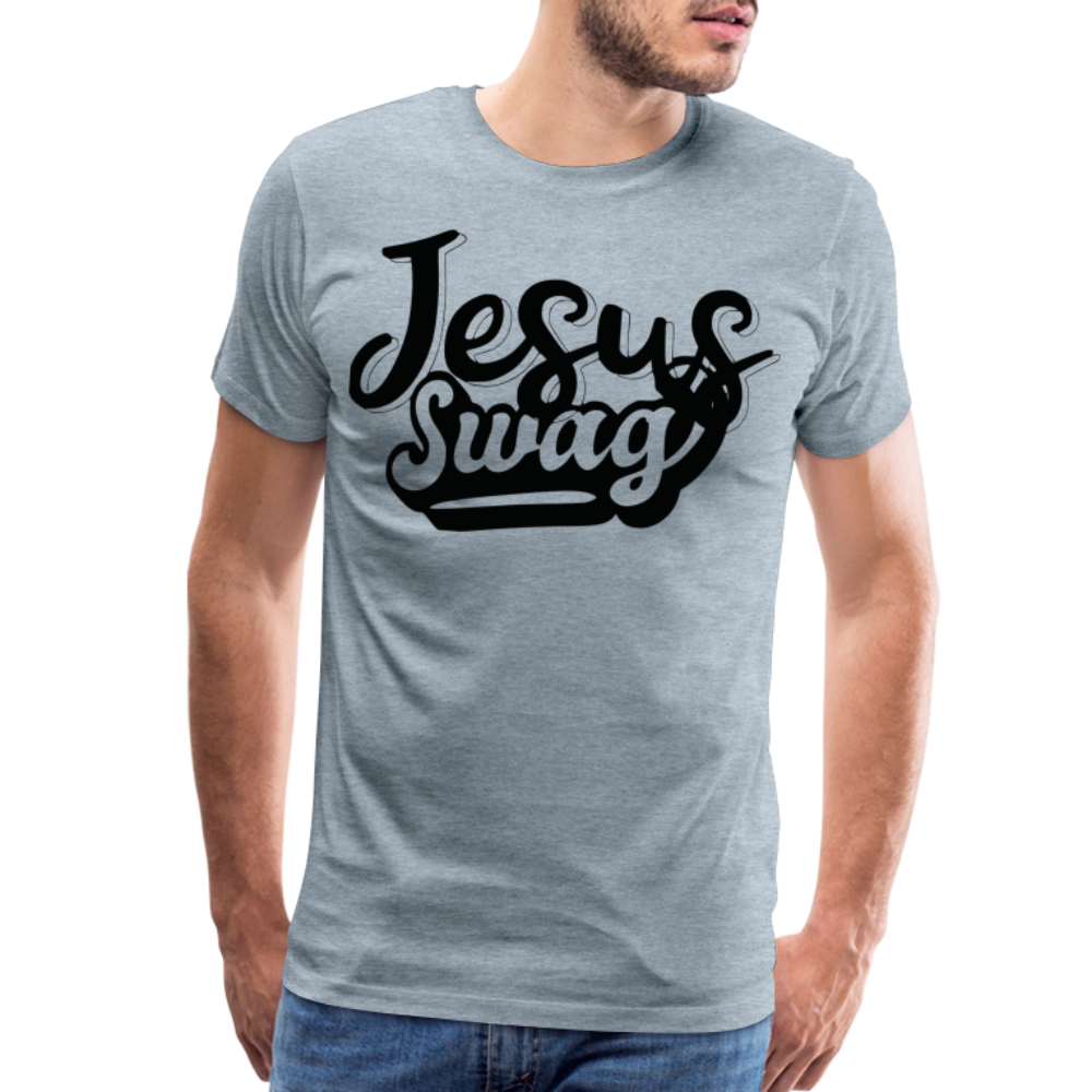 "Jesus Swag" T-Shirt - heather ice blue