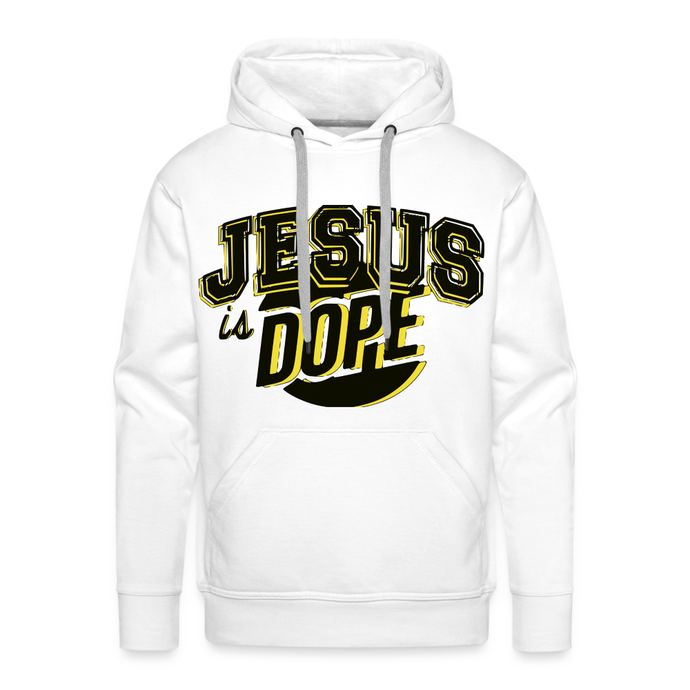 "Jesus Is Dope"  Hoodie - white