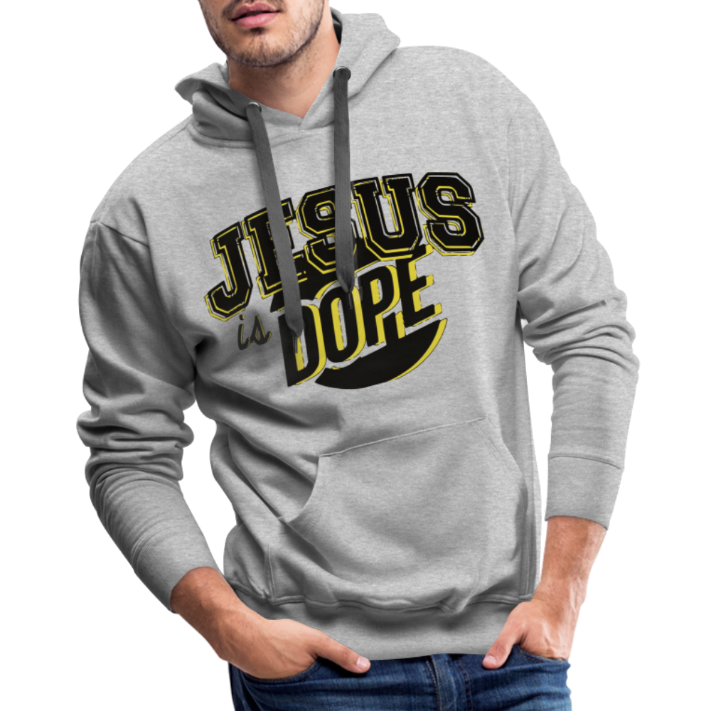 "Jesus Is Dope"  Hoodie - heather grey