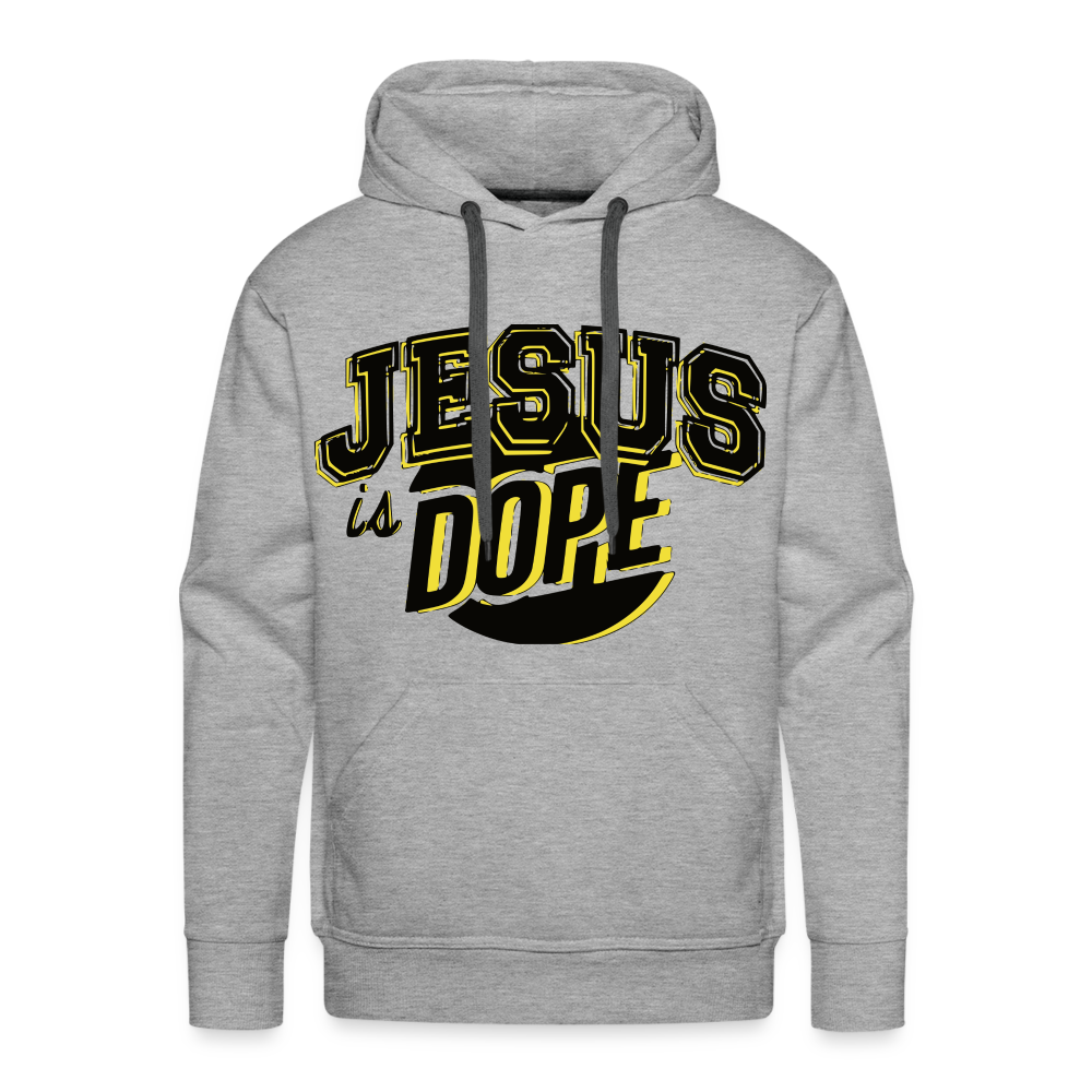 "Jesus Is Dope"  Hoodie - heather grey