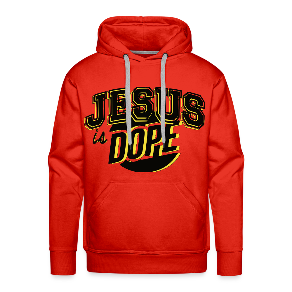 "Jesus Is Dope"  Hoodie - red