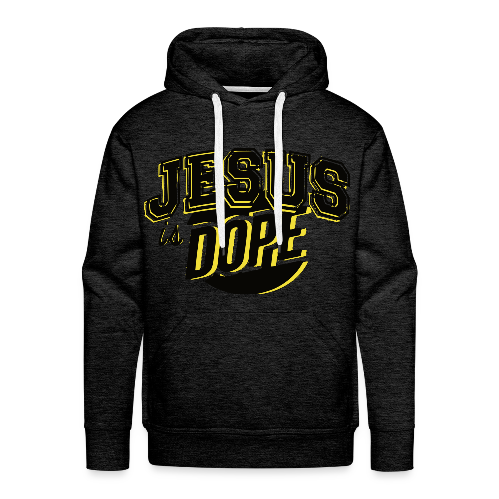 "Jesus Is Dope"  Hoodie - charcoal grey