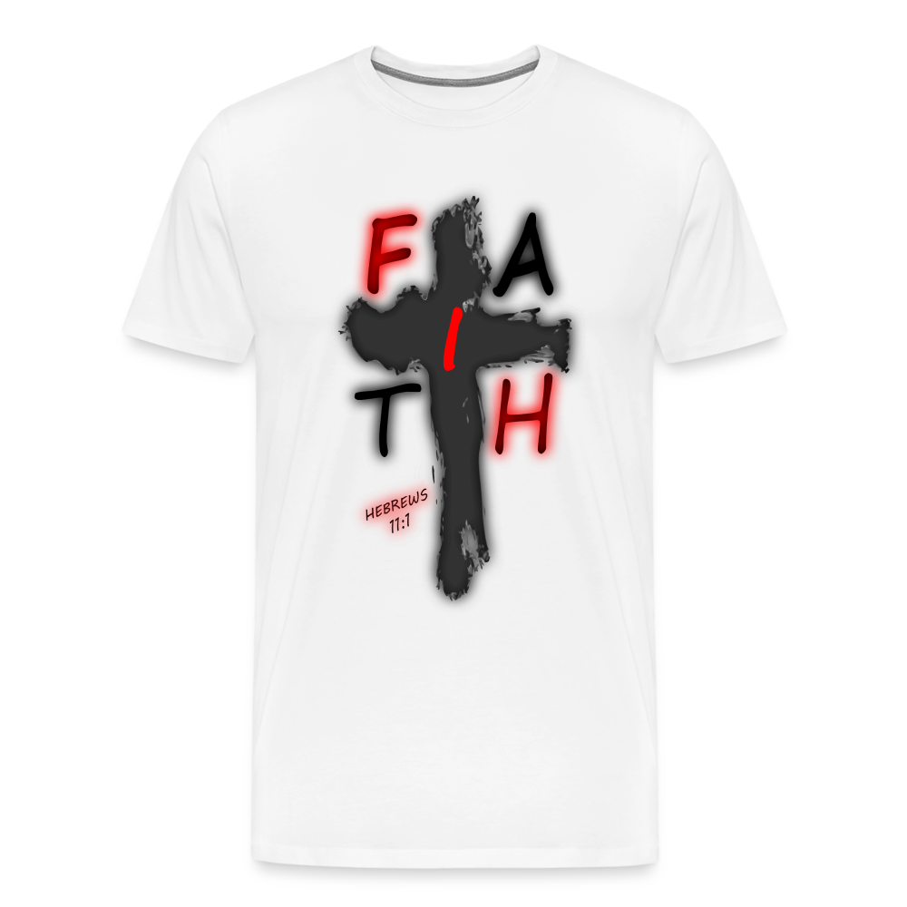 Men's "Faih" T-Shirt - white