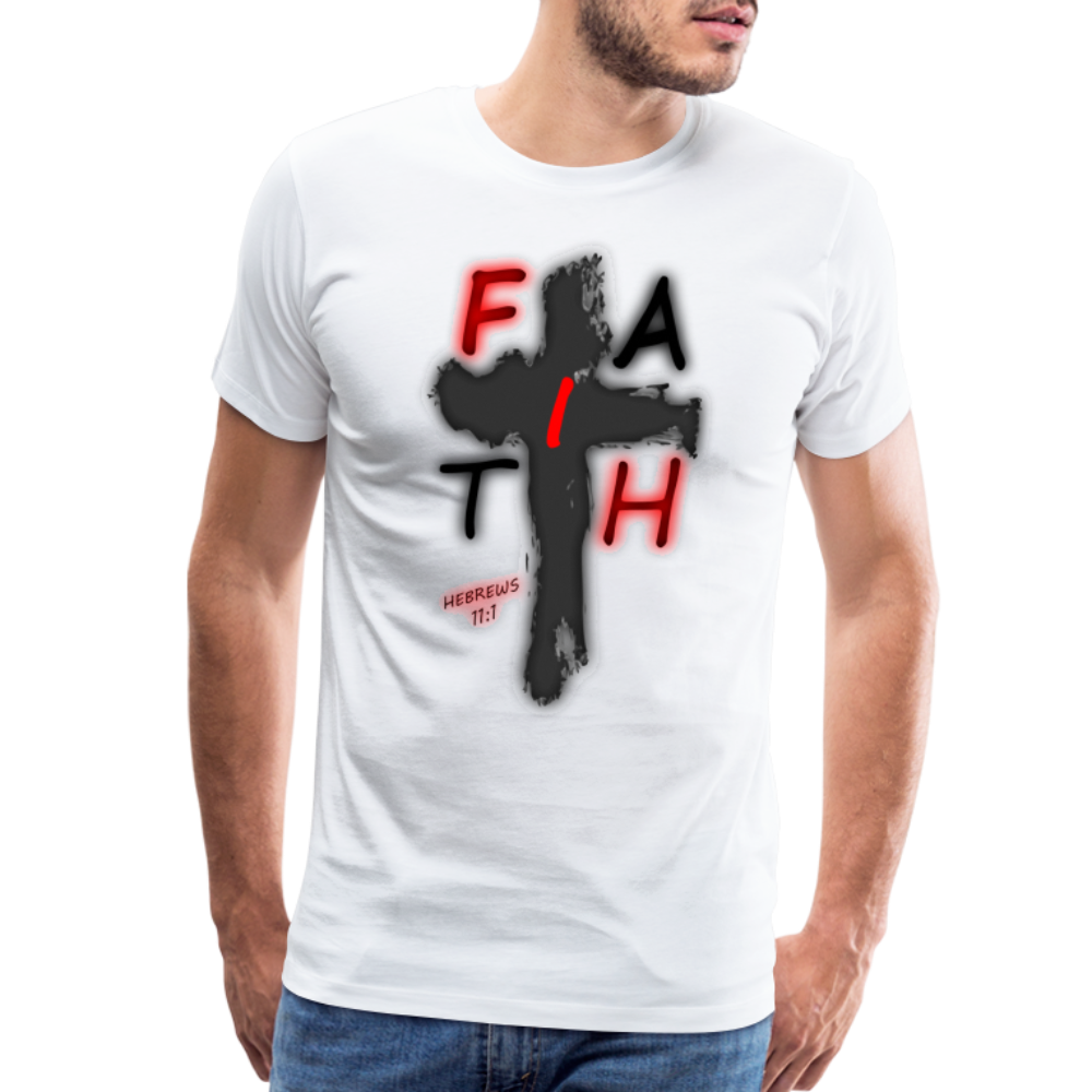 Men's "Faih" T-Shirt - white