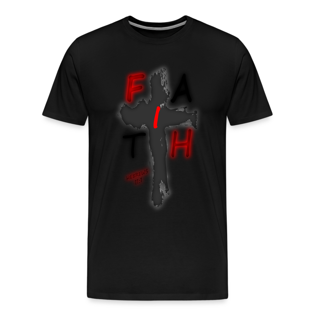 Men's "Faih" T-Shirt - black