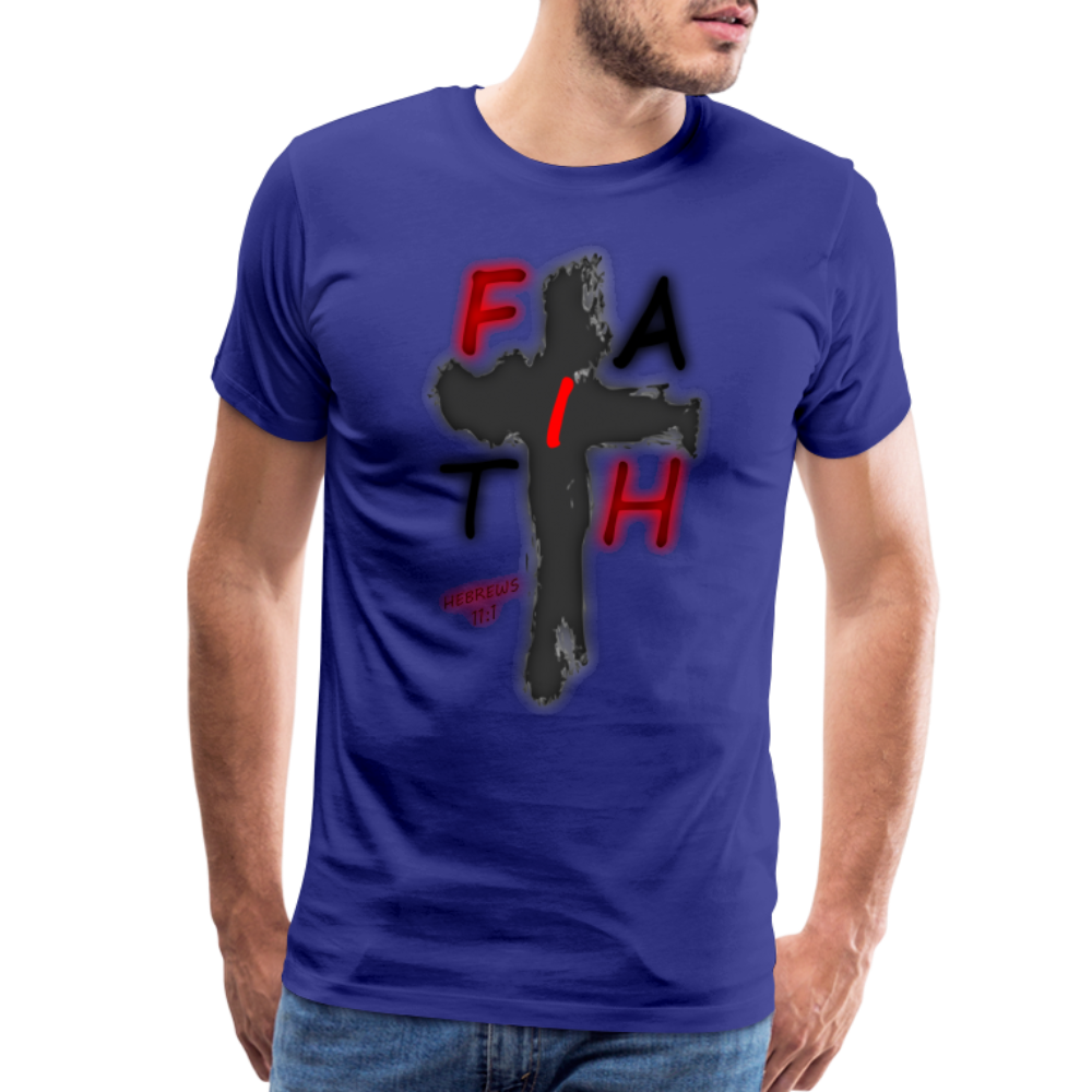 Men's "Faih" T-Shirt - royal blue