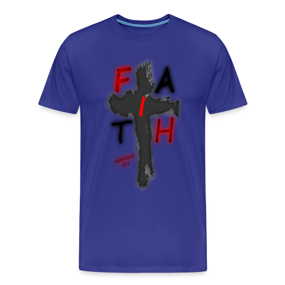 Men's "Faih" T-Shirt - royal blue