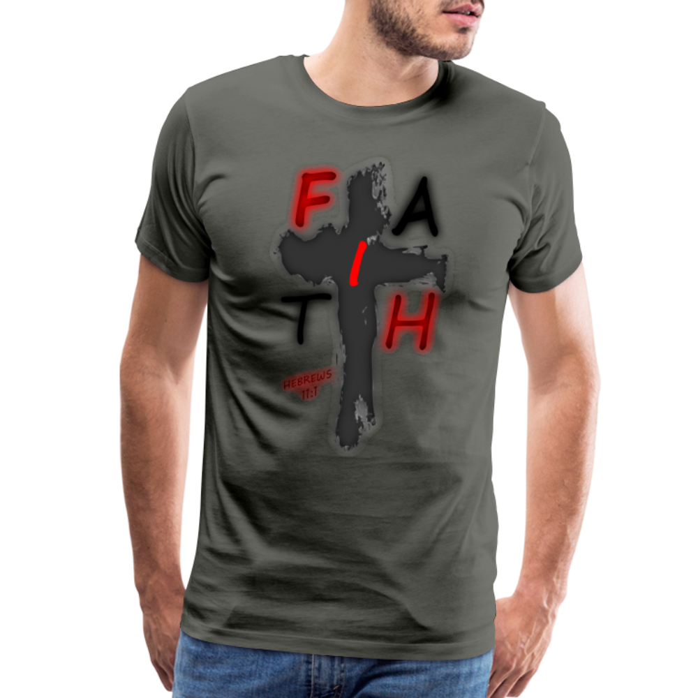 Men's "Faih" T-Shirt - asphalt gray