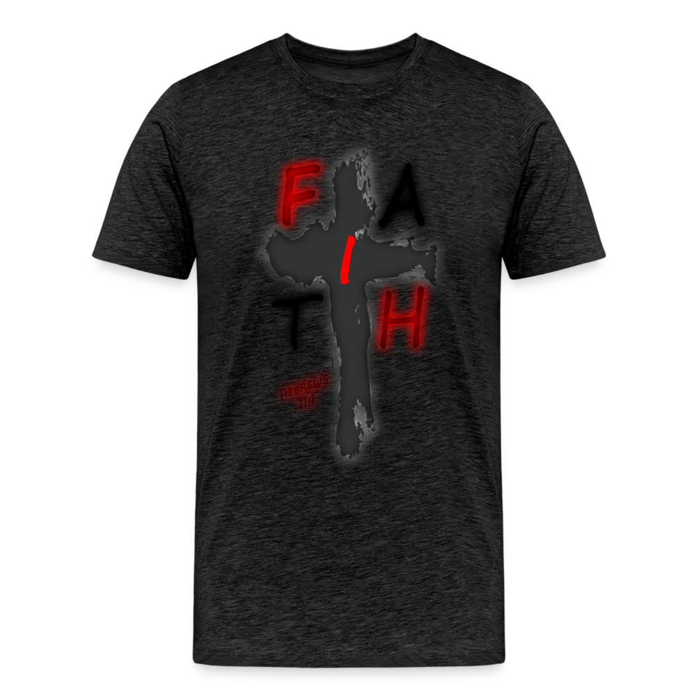 Men's "Faih" T-Shirt - charcoal grey