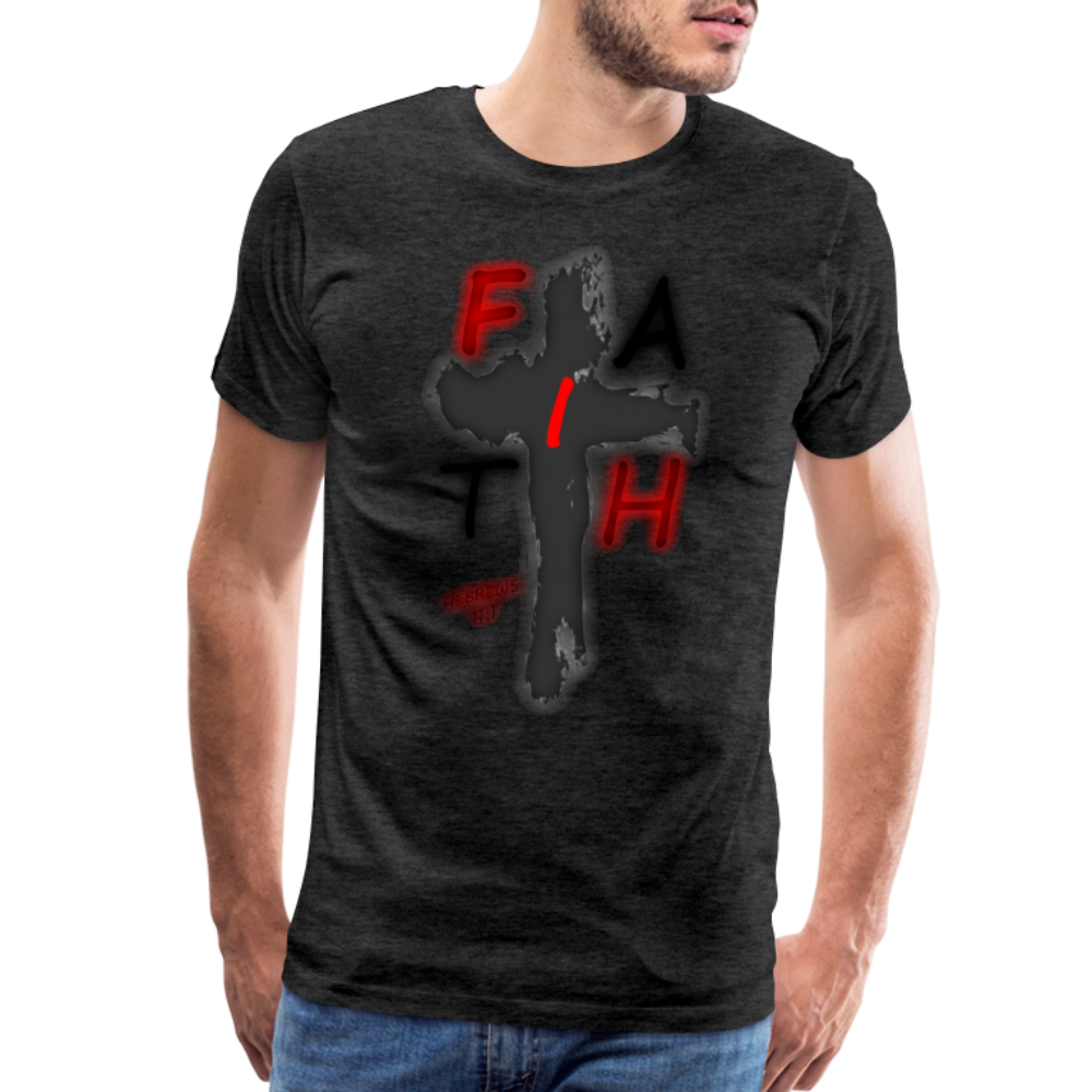 Men's "Faih" T-Shirt - charcoal grey