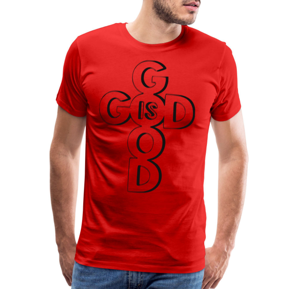 "God Is Good" T-Shirt - red