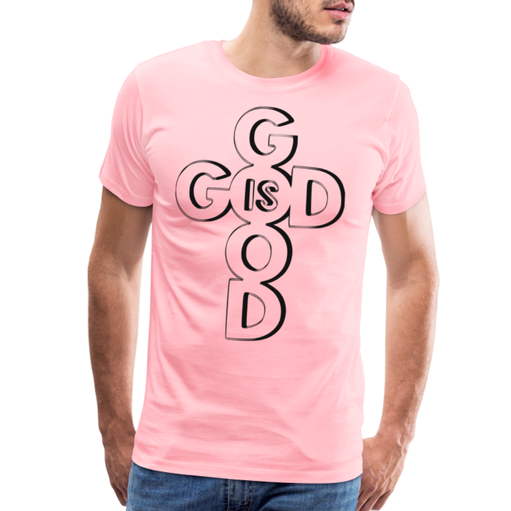 "God Is Good" T-Shirt - pink