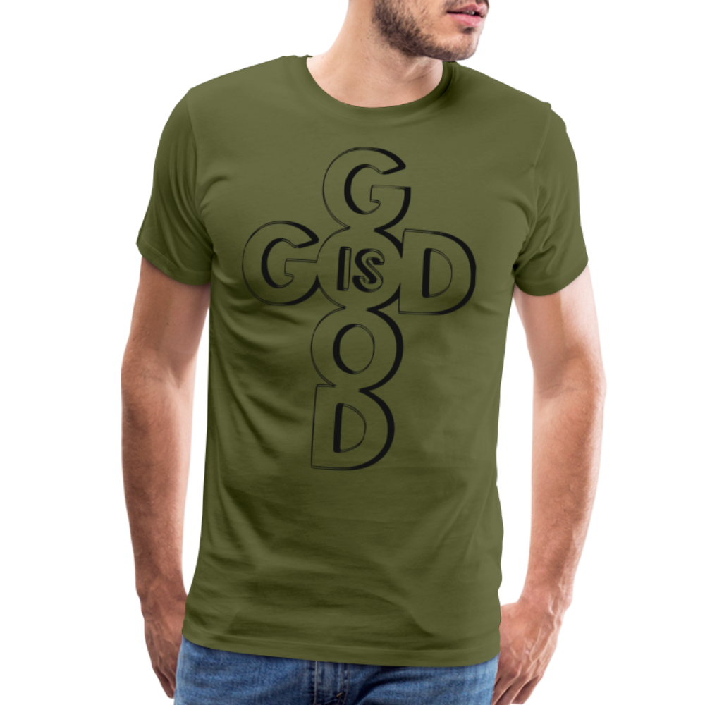 "God Is Good" T-Shirt - olive green