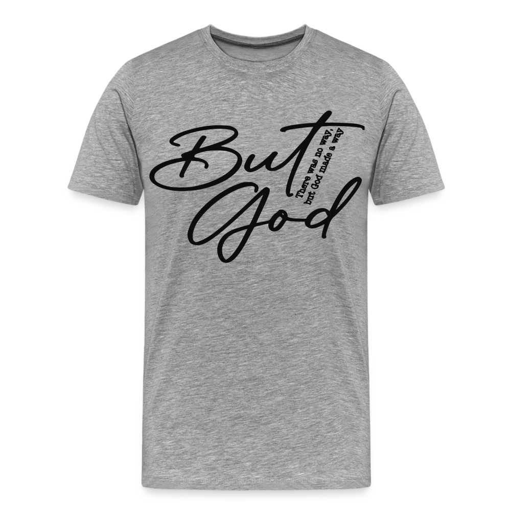 "But God" T-Shirt - heather gray