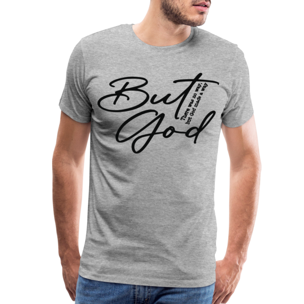 "But God" T-Shirt - heather gray