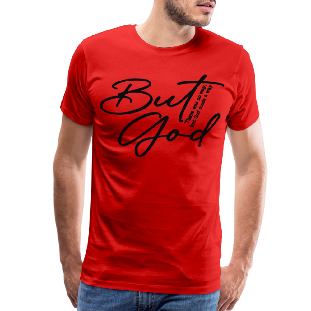 "But God" T-Shirt - red