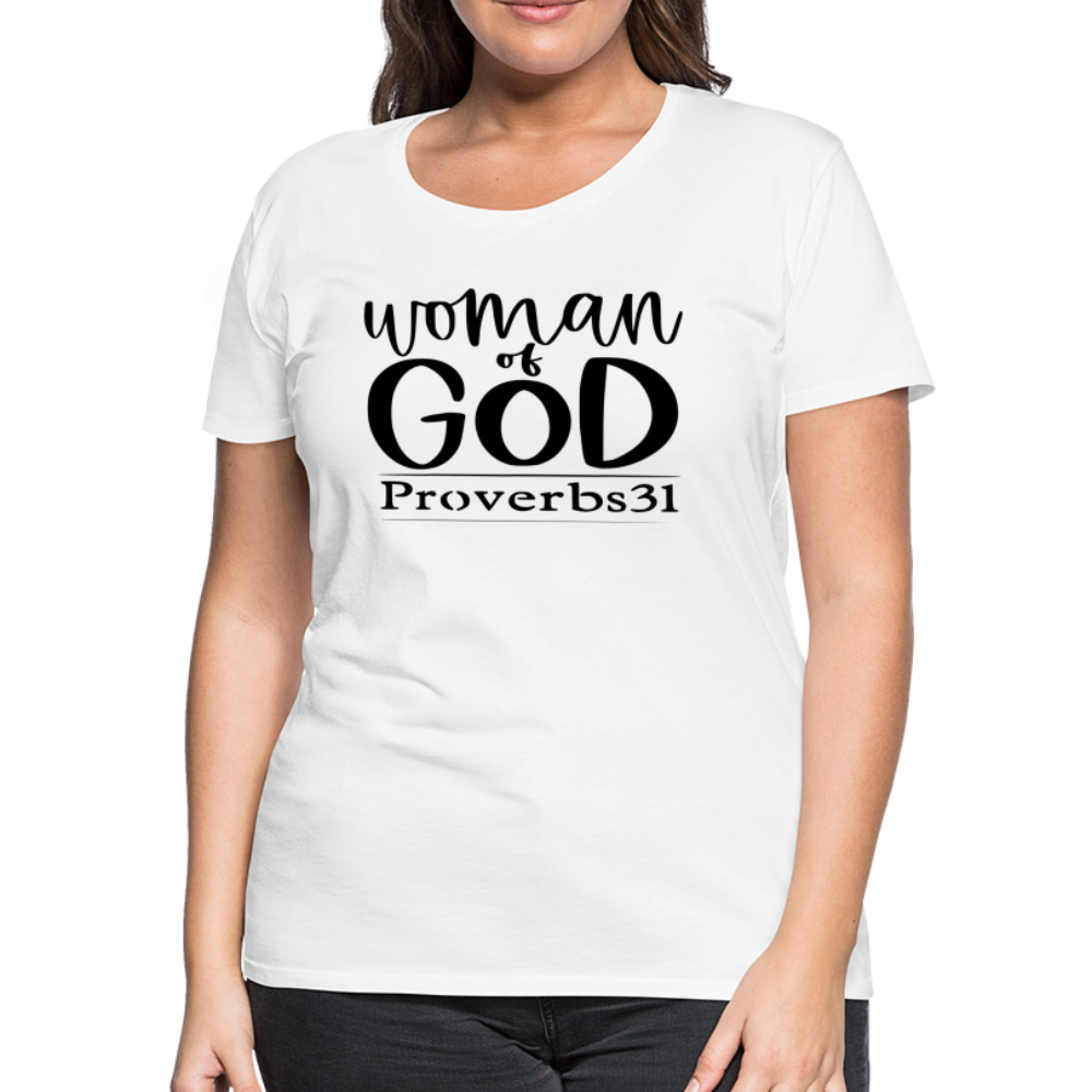 Women’s "Woman Of God" T-Shirt - white