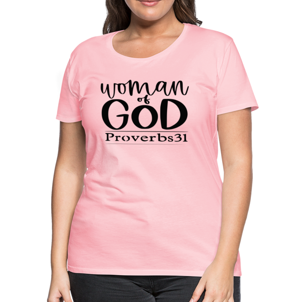 Women’s "Woman Of God" T-Shirt - pink