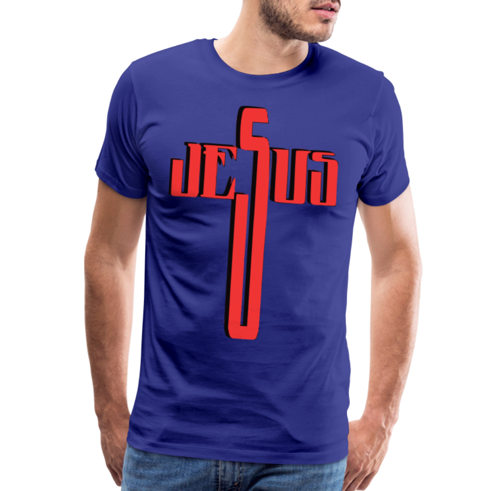 "Jesus" T-Shirt - royal blue