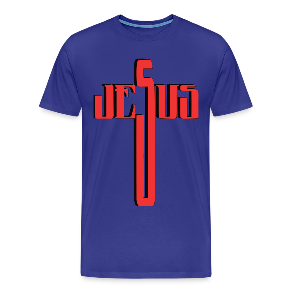 "Jesus" T-Shirt - royal blue