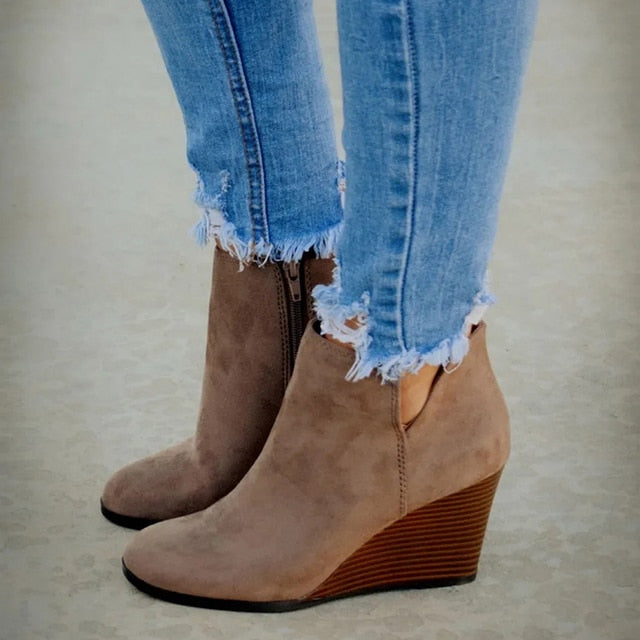 Women Ankle Boots - Lee Ola's Clothing