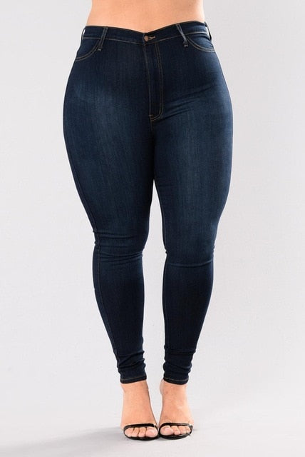 Women’s Plus Size Stretch Jeans - Lee Ola's Clothing