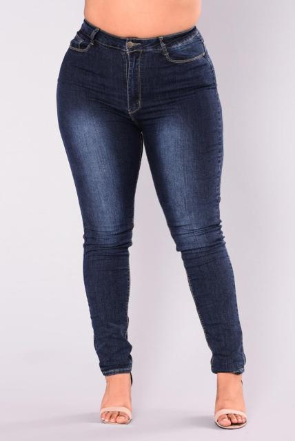 Women’s Plus Size Stretch Jeans - Lee Ola's Clothing