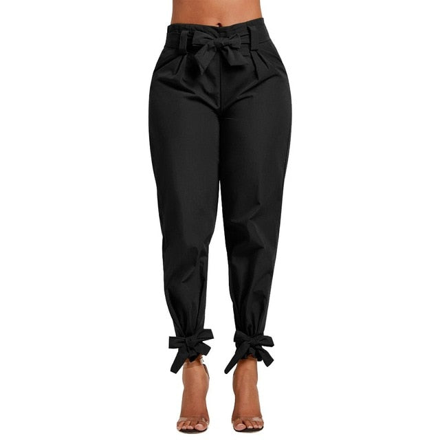 Women Solid Loose Pants - Lee Ola's Clothing