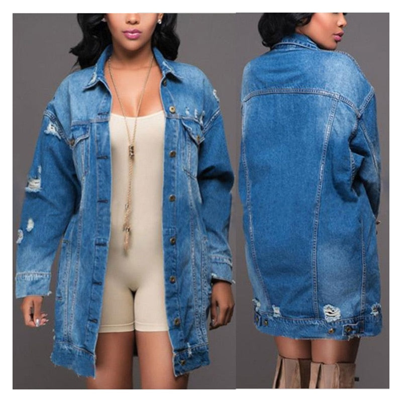 Women's Denim Jacket - Lee Ola's Clothing