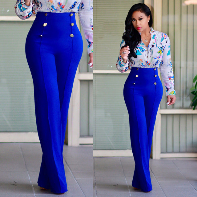 women's High Waist Pants - Lee Ola's Clothing