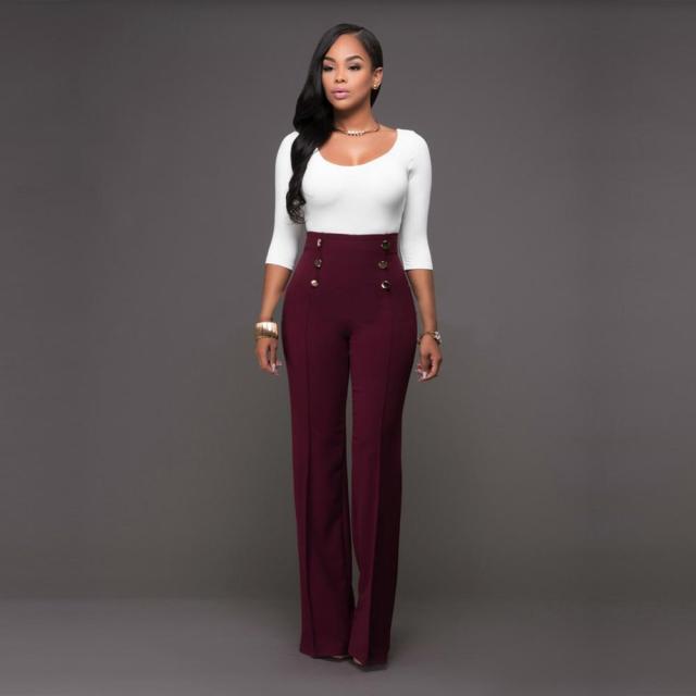 women's High Waist Pants - Lee Ola's Clothing